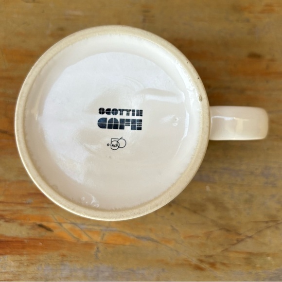 Dept 56 Scottie Cafe Scottish Terrier Yellow & White Coffee Mug Size 10oz - Picture 6 of 7